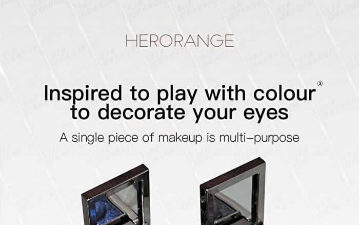 Herorange Chameleon Single Eyeshadow - 4 Colors - #08 Guiying Is Icy Black - 4.5g