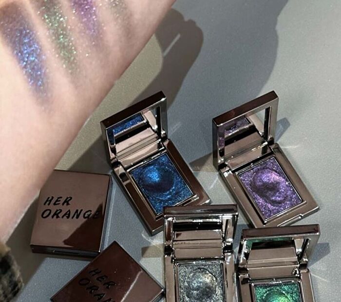 Herorange Chameleon Single Eyeshadow - 4 Colors - #10  Noble Shadow Ice Moss - 4.5g