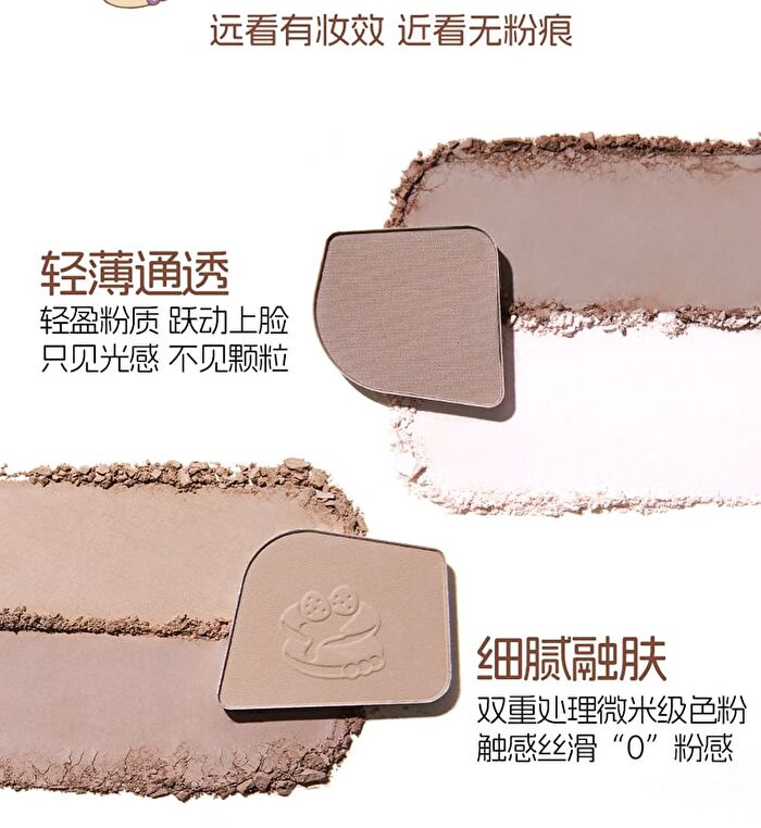 Veecci Freely Painted Highlighter & Shading Palette Chibi Maruko Chan Edition - 2 Types - Z01# Milky Brown - 8.6g