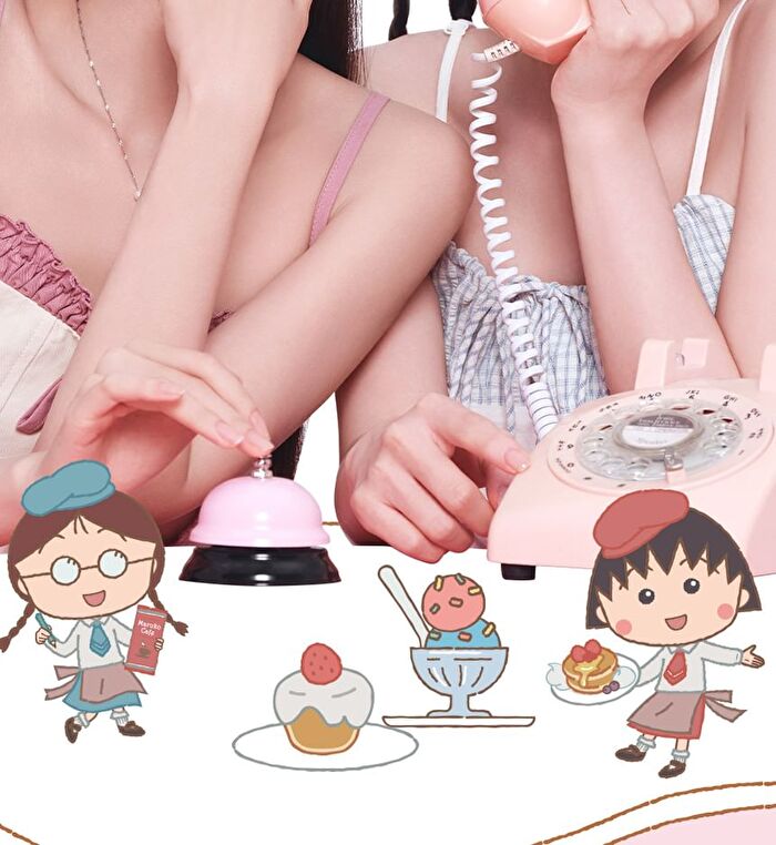 Veecci Freely Painted Highlighter & Shading Palette Chibi Maruko Chan Edition - 2 Types - Z02# Pink Gray - 8.6g