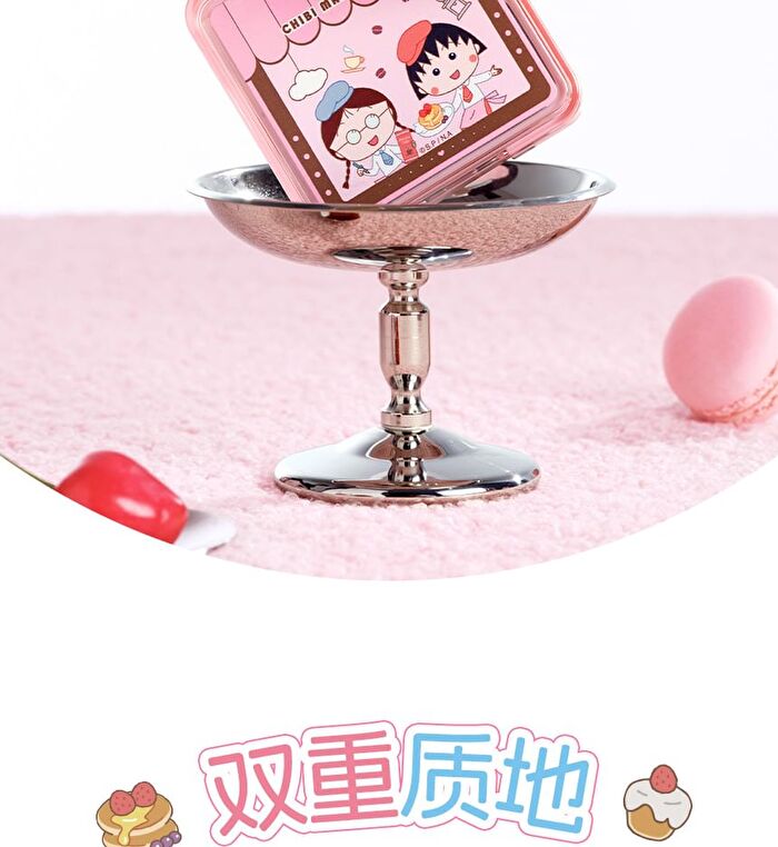 Veecci Freely Painted Highlighter & Shading Palette Chibi Maruko Chan Edition - 2 Types - Z02# Pink Gray - 8.6g
