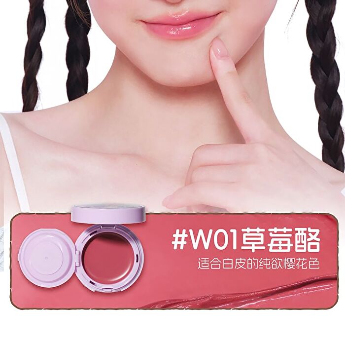 Veecci Touch Cushion Blush Chibi Maruko Chan Edition - 6 Colors - W03# Rose Dew - 4.2g