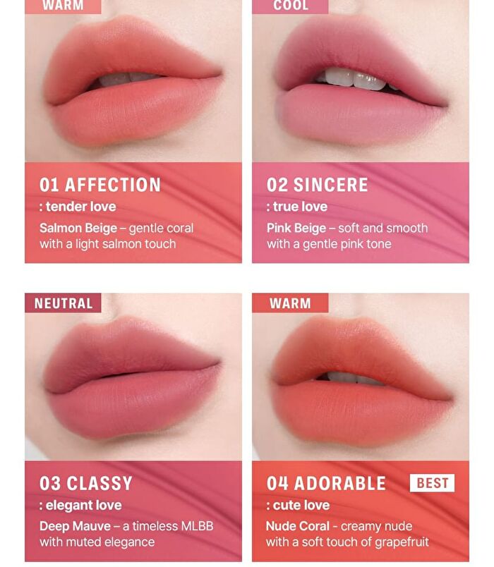 Braye Thin Water Blur Tint - 10 Colors - #01 Affection