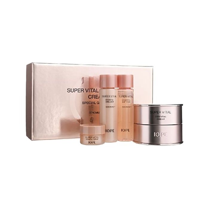 Iope Super Vital Essential Cream Special Gift Set - 4 pcs