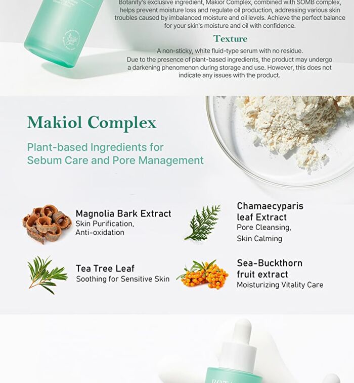 Botanity Makiol Sebum Serum - 50ml