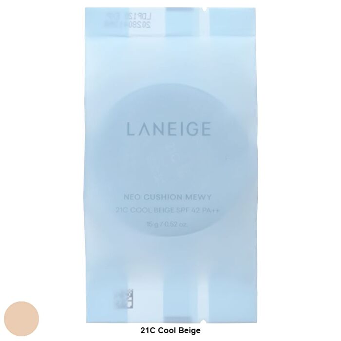 Neo Cushion Mewy Refill Only - 7 Colors - #21W Warm Beige