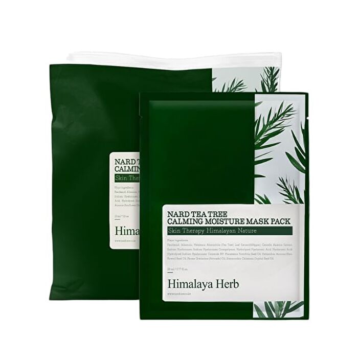 Nard Tea Tree Calming Moisture Mask Pack Set - 23ml x 30 sheets