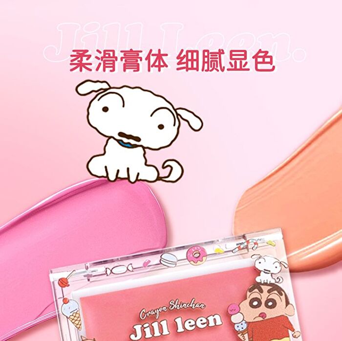 Jill Leen Crayon Shin-chan Cream Blush Limited Edition - 9 Colors - #110 Soft Ripened Peach - 3g