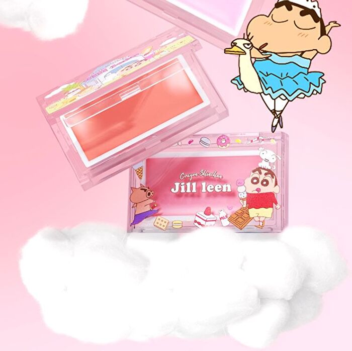 Jill Leen Crayon Shin-chan Cream Blush Limited Edition - 9 Colors - #110 Soft Ripened Peach - 3g