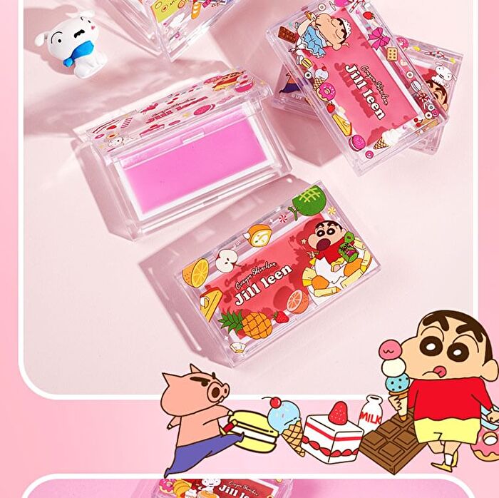 Jill Leen Crayon Shin-chan Cream Blush Limited Edition - 9 Colors - #110 Soft Ripened Peach - 3g