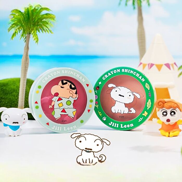 Jill Leen Crayon Shin-chan Soft Mist Blush Limited Edition - 17 Colors - #Base 01 - Purple - 3g