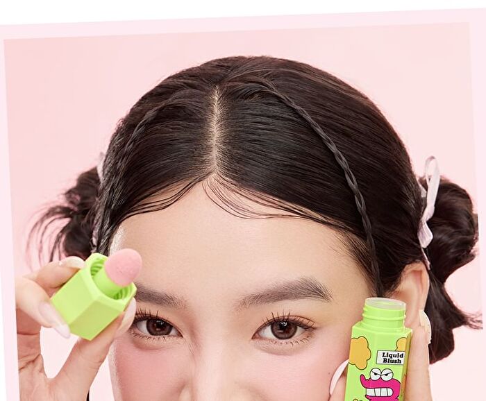 Jill Leen Crayon Shin-chan Liquid Blush Limited Edition - 6 Colors - #606 Chocolate Cookies - 5ml