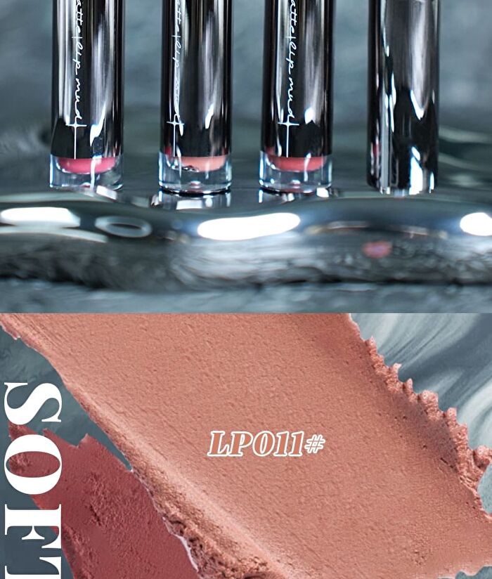 Rozo Soft Focus Matte Lip Mud - 4 Colors - LP011# Nude Apricot - 2.8g