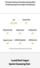 Klavuu Real Vegan Quick Cleansing Pad - 50 pads