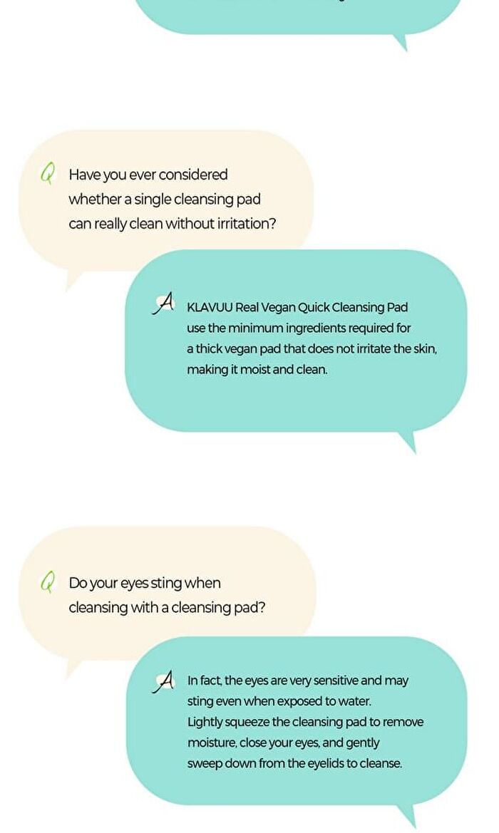 Klavuu Real Vegan Quick Cleansing Pad - 50 pads