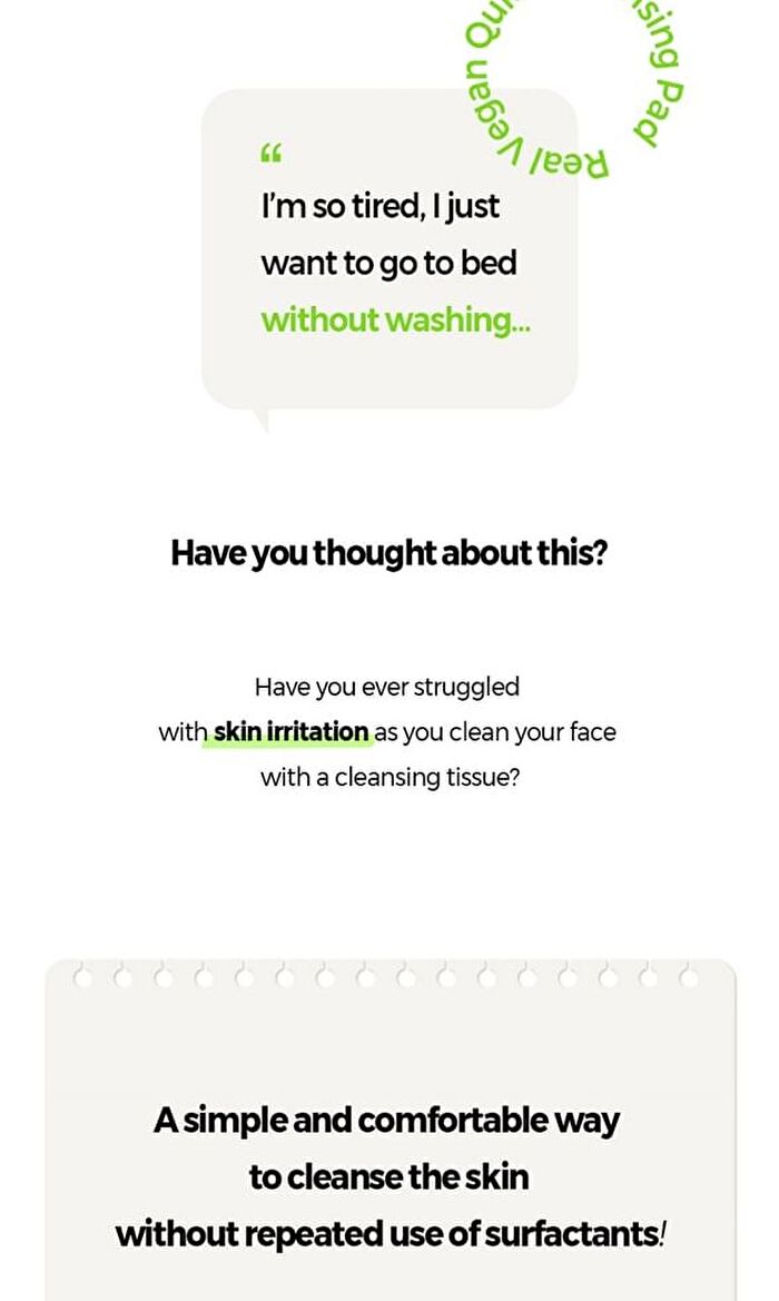 Klavuu Real Vegan Quick Cleansing Pad - 50 pads