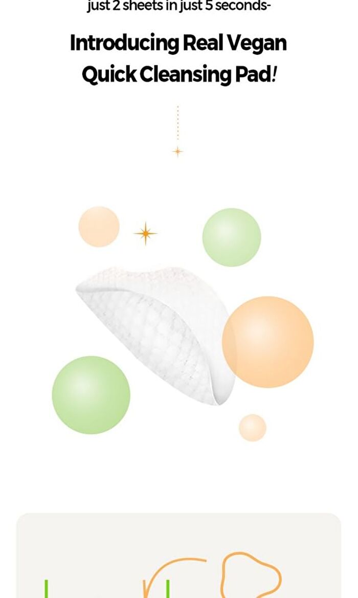 Klavuu Real Vegan Quick Cleansing Pad - 50 pads