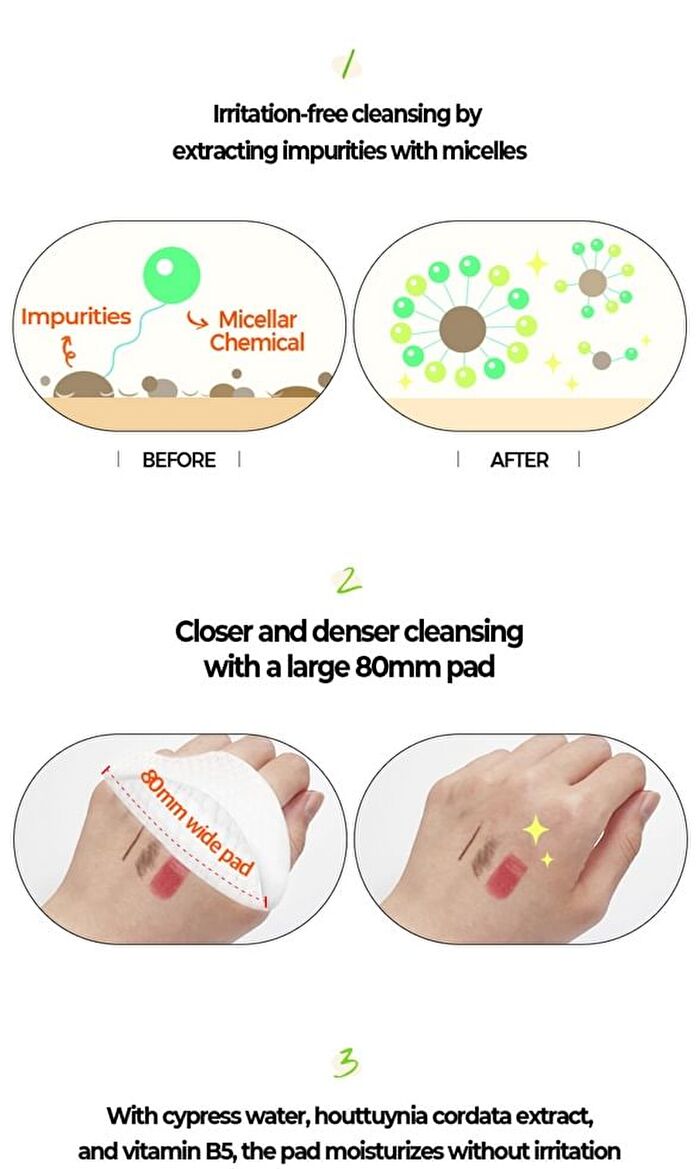 Klavuu Real Vegan Quick Cleansing Pad - 50 pads