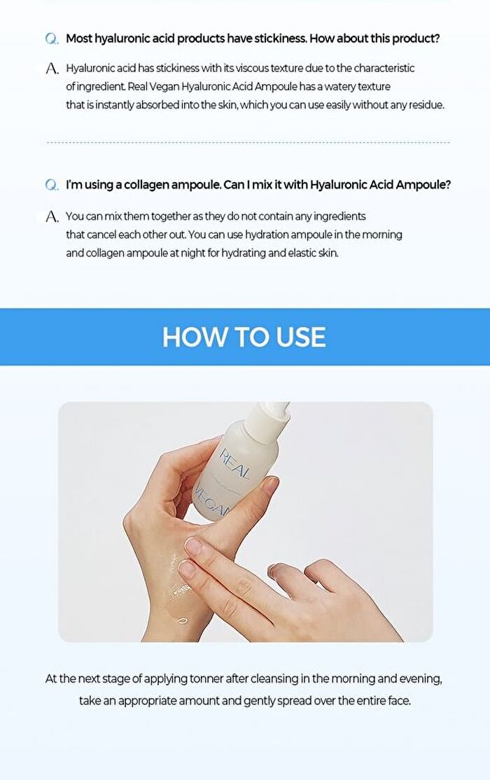 Klavuu Real Vegan Hyaluronic Acid Ampoule - 30ml