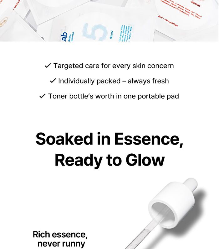 Essence Toner Pad - 5 Types - Plant Squalane Betaine Repairing