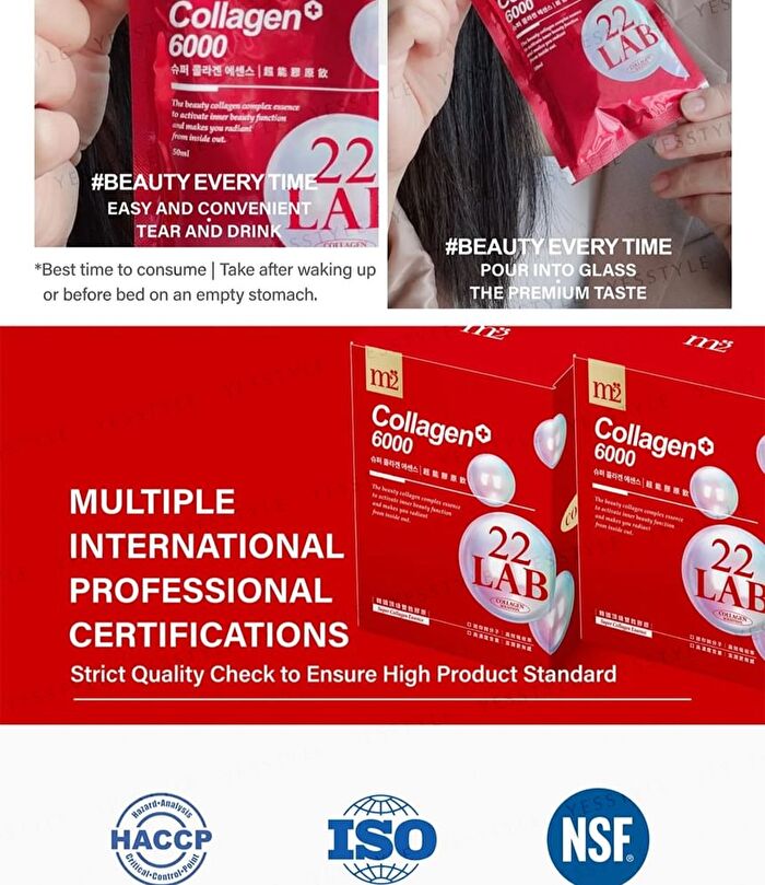 m2 22 LAB Super Collagen 6000 Drink - 50ml x 8