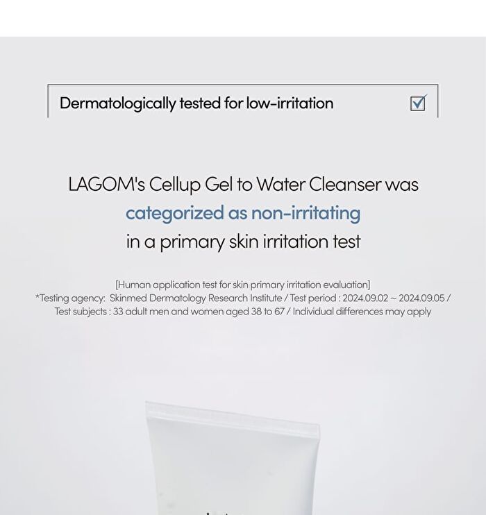 Lagom Cellup Gel To Water Cleanser Mini 30ml - 2025 Version - 30ml