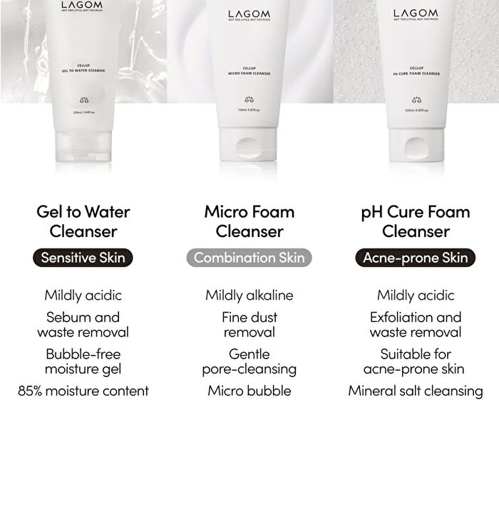 Lagom Cellup Gel To Water Cleanser Mini 30ml - 2025 Version - 30ml