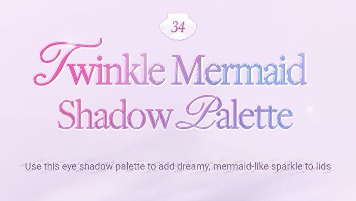Shadow Palette Twinkle Mermaid Collection - #34 Twinkle Mermaid