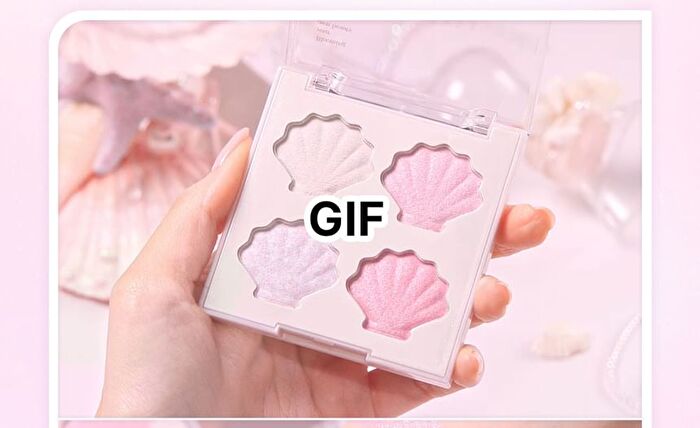 dasique Shine Glowy Highlighter Palette Twinkle Mermaid Collection - #01 Twinkle Mermaid