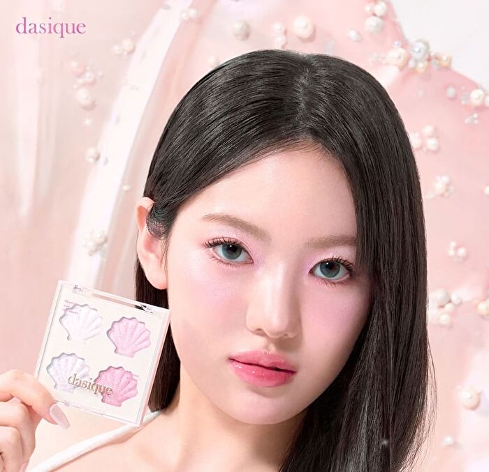 dasique Shine Glowy Highlighter Palette Twinkle Mermaid Collection - #01 Twinkle Mermaid