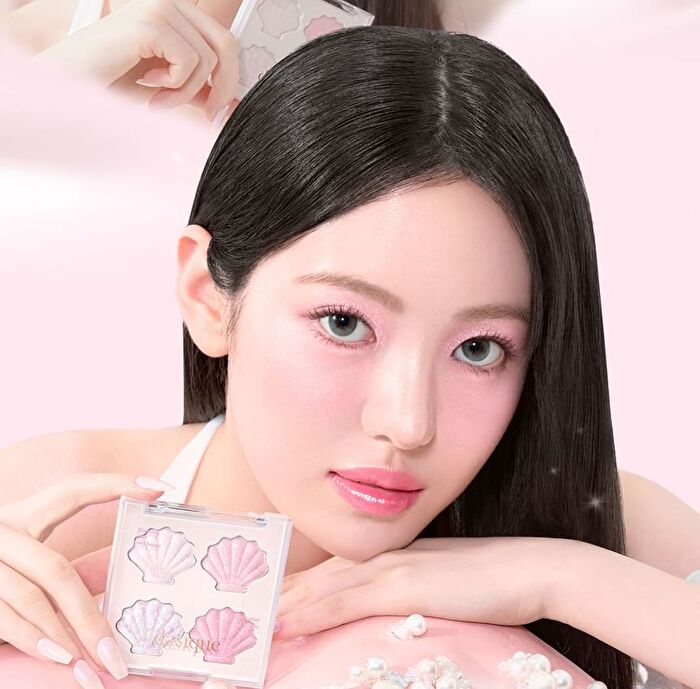 dasique Shine Glowy Highlighter Palette Twinkle Mermaid Collection - #01 Twinkle Mermaid