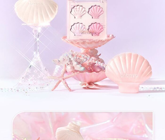 dasique Shine Glowy Highlighter Palette Twinkle Mermaid Collection - #01 Twinkle Mermaid