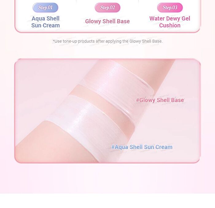 dasique Glowy Shell Base - 50ml