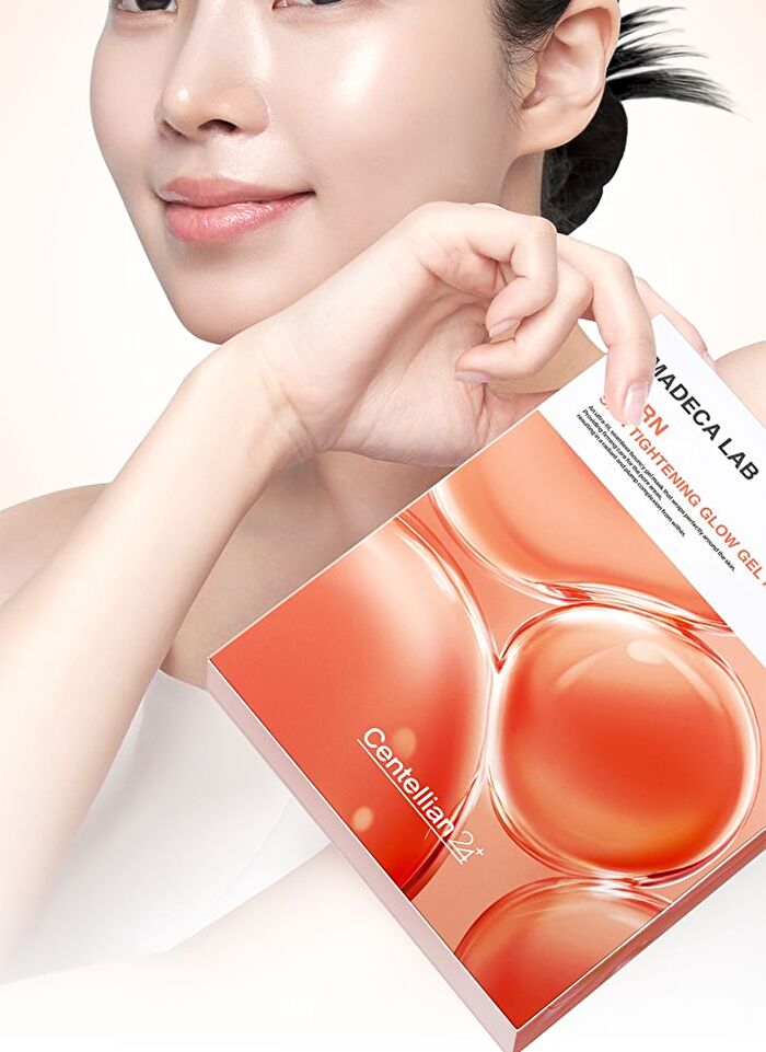 Madeca Lab Glow Gel Mask 1 pc - 2 Types - PDRN Skin Tightening
