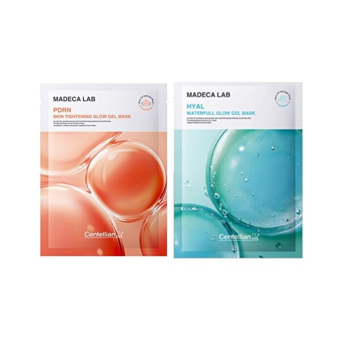 Madeca Lab Glow Gel Mask 1 pc - 2 Types - PDRN Skin Tightening