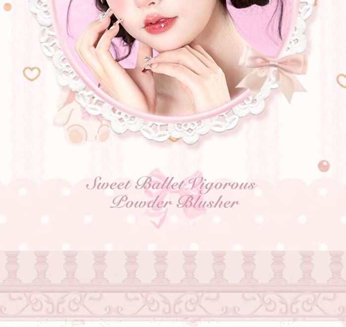 Gogo Tales Sweet Ballet Vigorous Powder Blusher - 4 Colors - #G03 - 4.5g