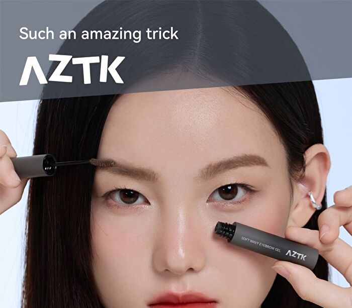 Aztk Soft Wavy Eyebrow Gel - 5 Colors - NA03# Cloud Gray 4.5g