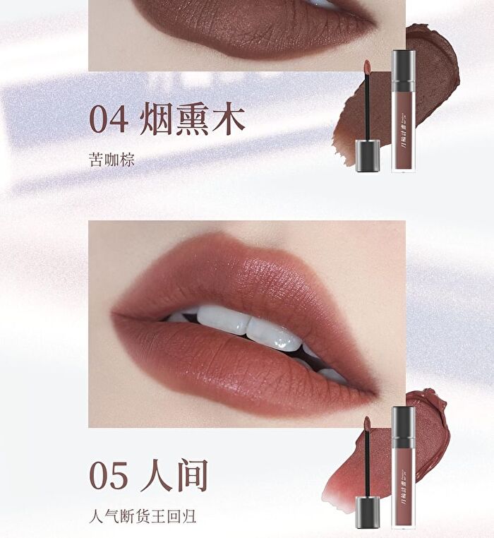 Moonlight In The Bottle Series Lip Mud - 15 Colors - MR06# Swamp Blue - 6.8g