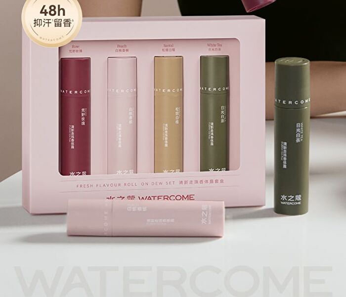 Watercome Fresh Flavour Roll On Dew Set - 20ml x 4