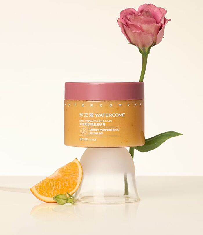 Watercome Alpha Hydroxy Acid(AHA) Rejuvenating Scrub Cream - 2 Flavors - Pomelo - 180g