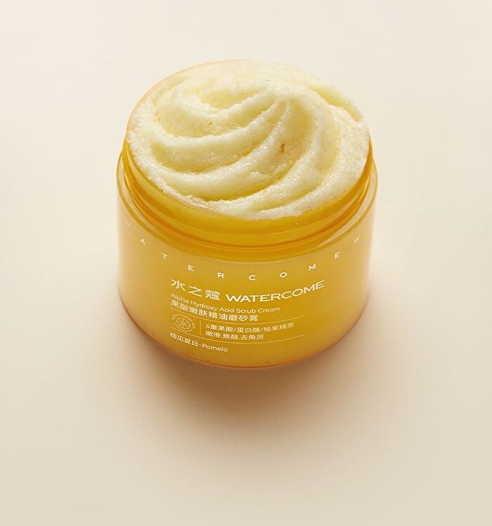 Watercome Alpha Hydroxy Acid(AHA) Rejuvenating Scrub Cream - 2 Flavors - Pomelo - 180g
