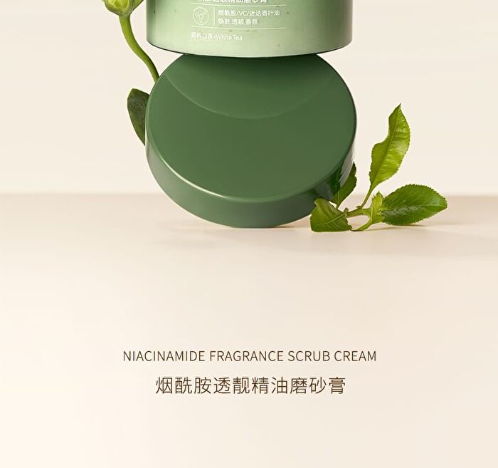 Watercome Niacinamide Fragrance Scrub Cream - White Tea - 180g