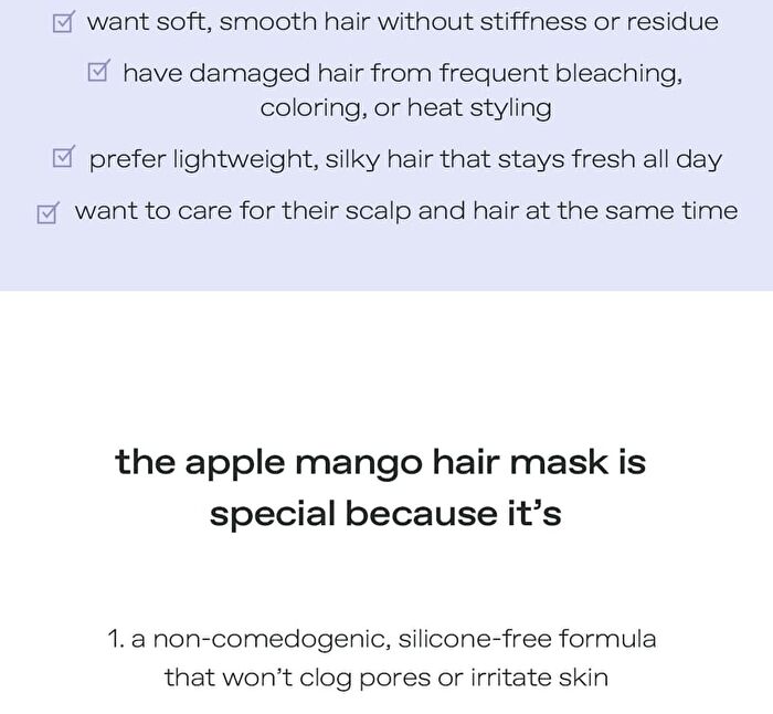 glow Apple Mango Treatment Hair Mask - 250ml
