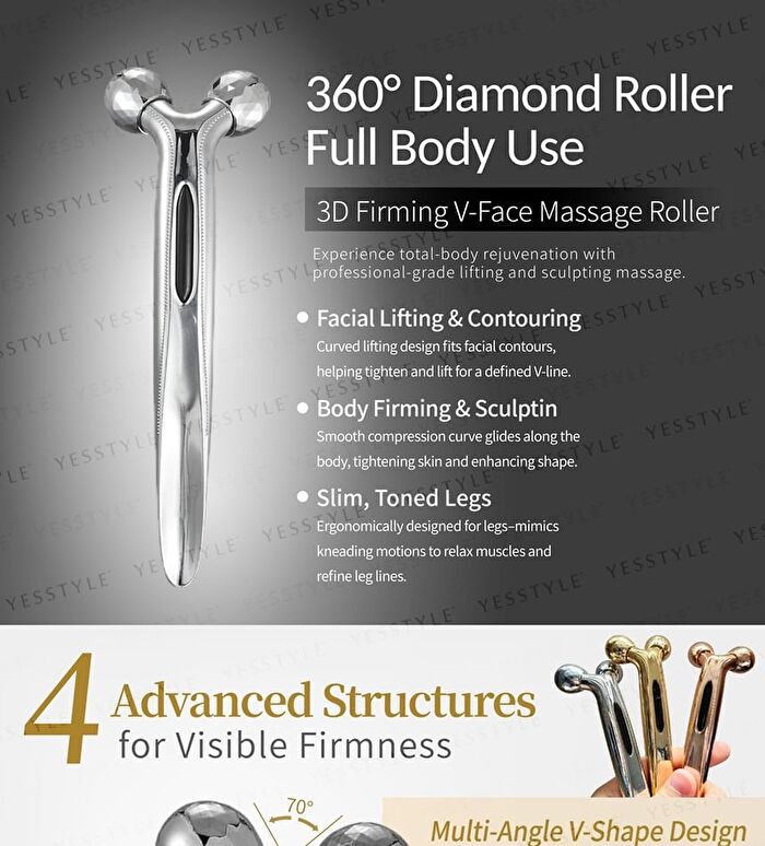 Unicat 3D Body Massager - Gilded Glow