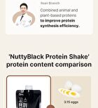 NuttyBlack Protein Shake - 50g
