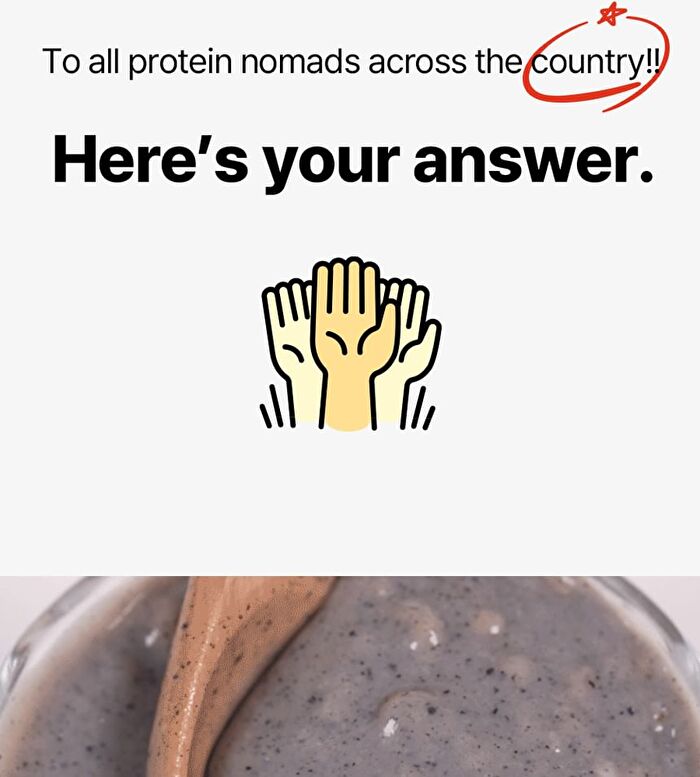 NuttyBlack Protein Shake - 50g