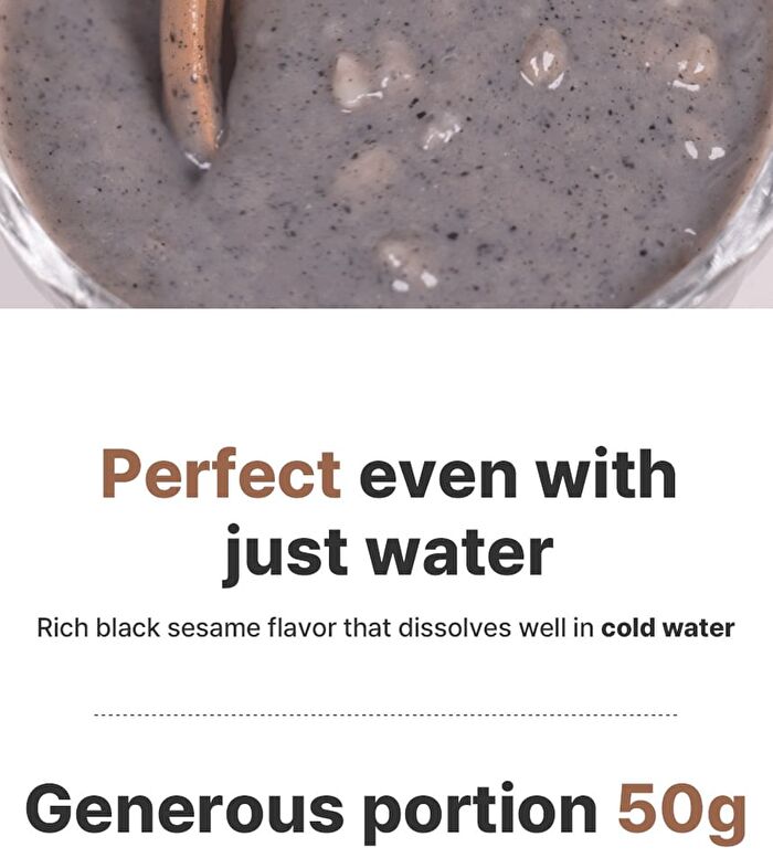 NuttyBlack Protein Shake - 50g