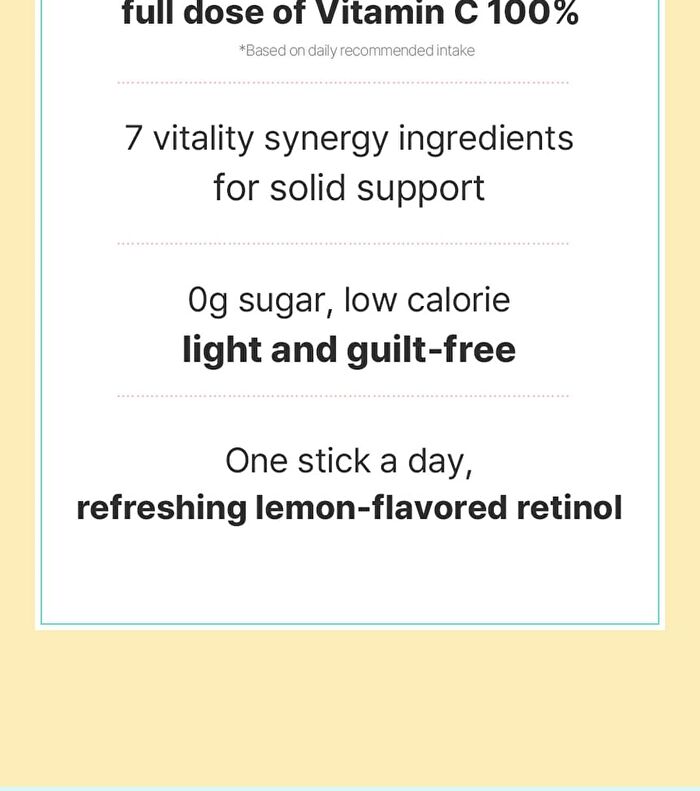 Glow Retinol C - 3g x 14 sticks