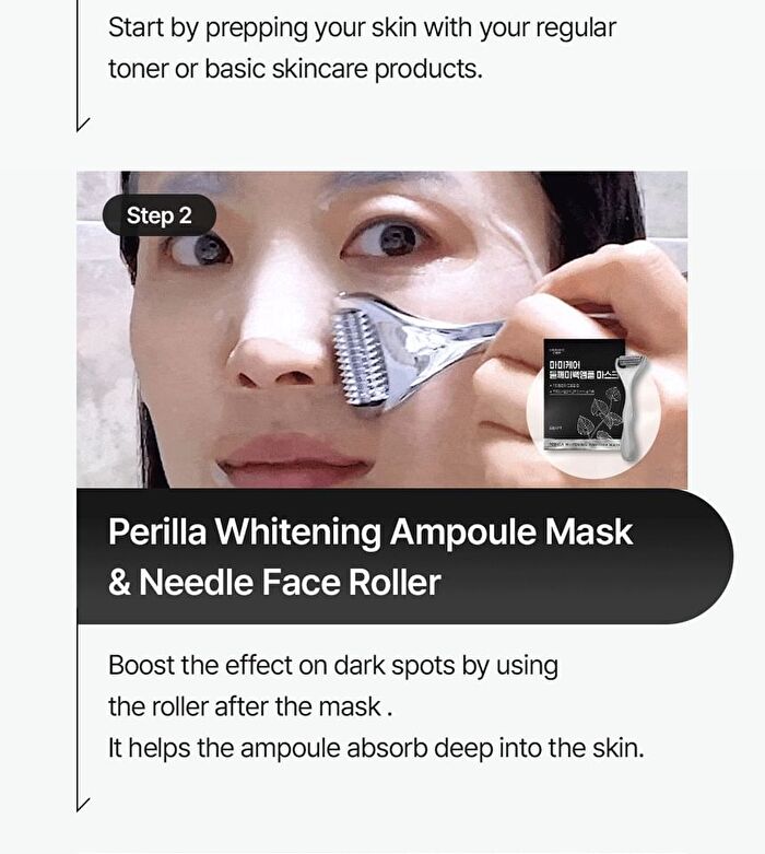 Perilla Whitening Ampoule Mask - 23g x 1 sheet