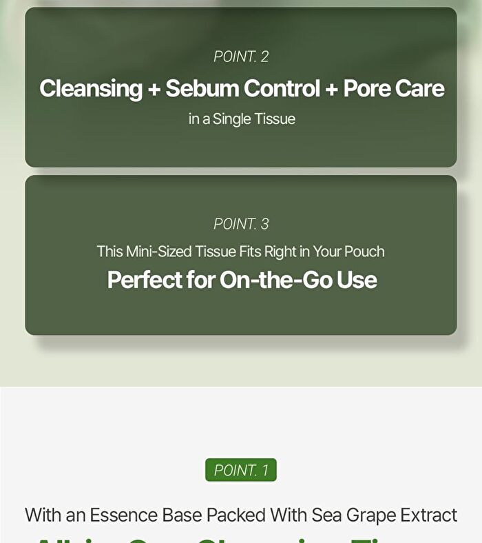 Sea Grape Cleansing Tissue - 10 sheets